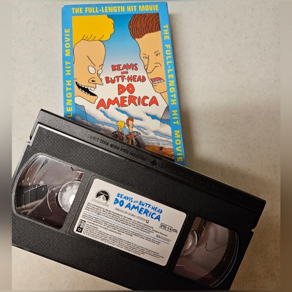 Beavis and Butt-head Do America VHS | Vintage | 90s | MTV | Mike Judge | Comedy